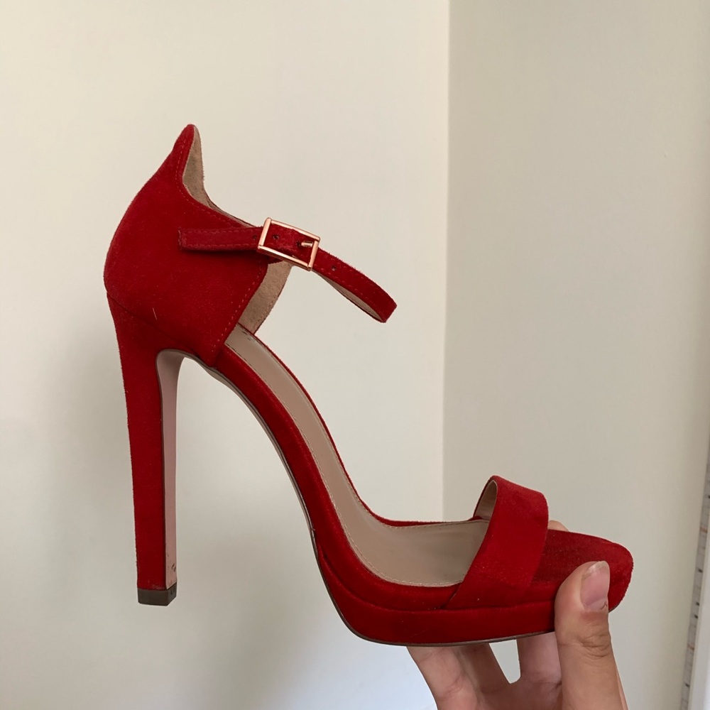 Call It Spring Vegan Red High heels